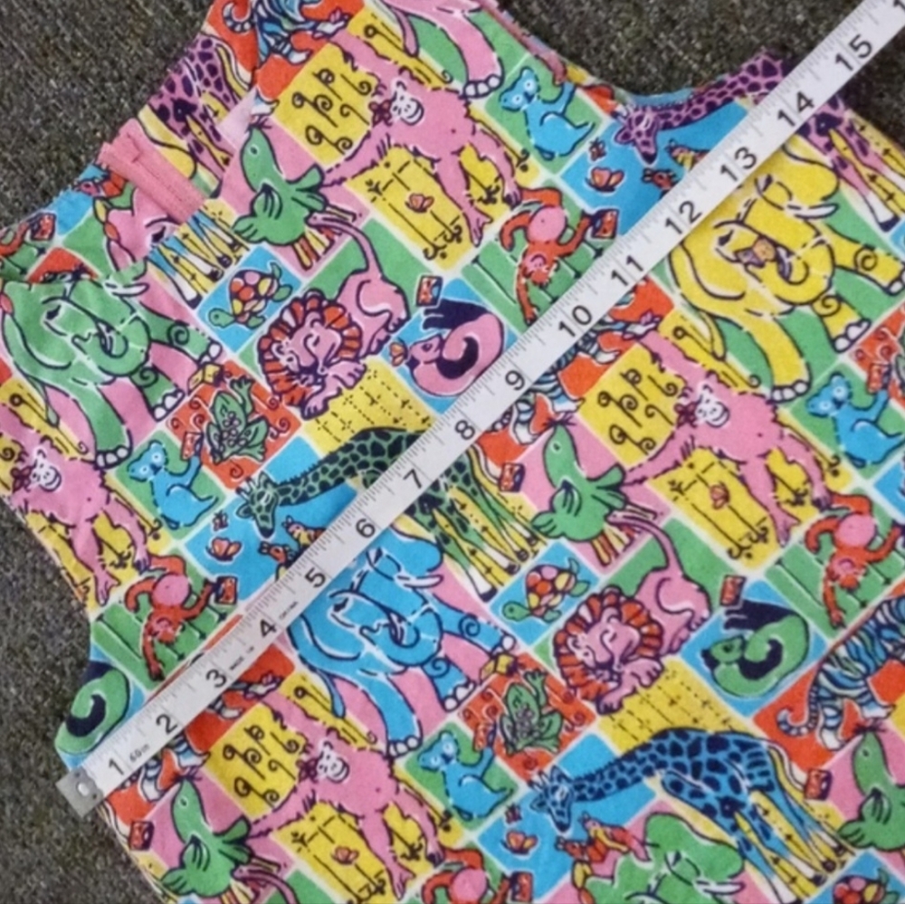 🌈VERY RARE Lilly Pulitzer🌈- Girl's "Partyland Patch" Shift Dress - Picture 15 of 16
